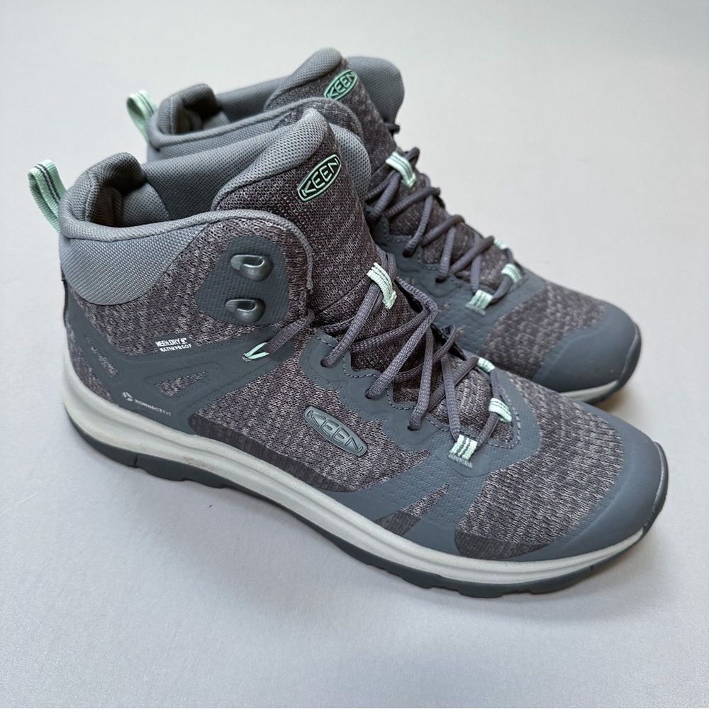 KEEN Women's Terradora II Mid WP Boot Magnet/ocean Wave, women’s 9.5